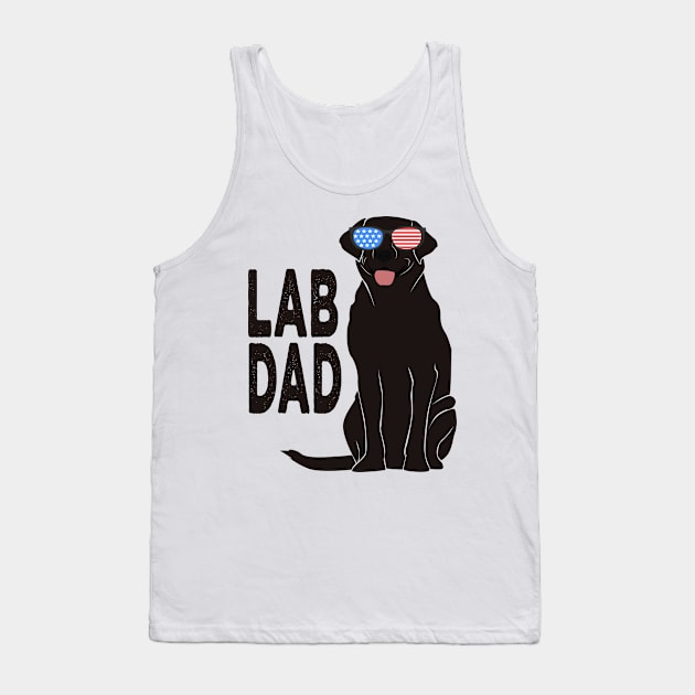 Lab Dad Tank Top by raeex